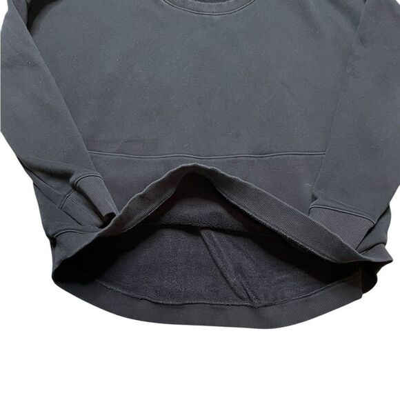 ATHLETA Cozy Karma Crewneck Sweatshirt Black Size Large - Picture 4 of 7